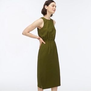 J.Crew Army green dress